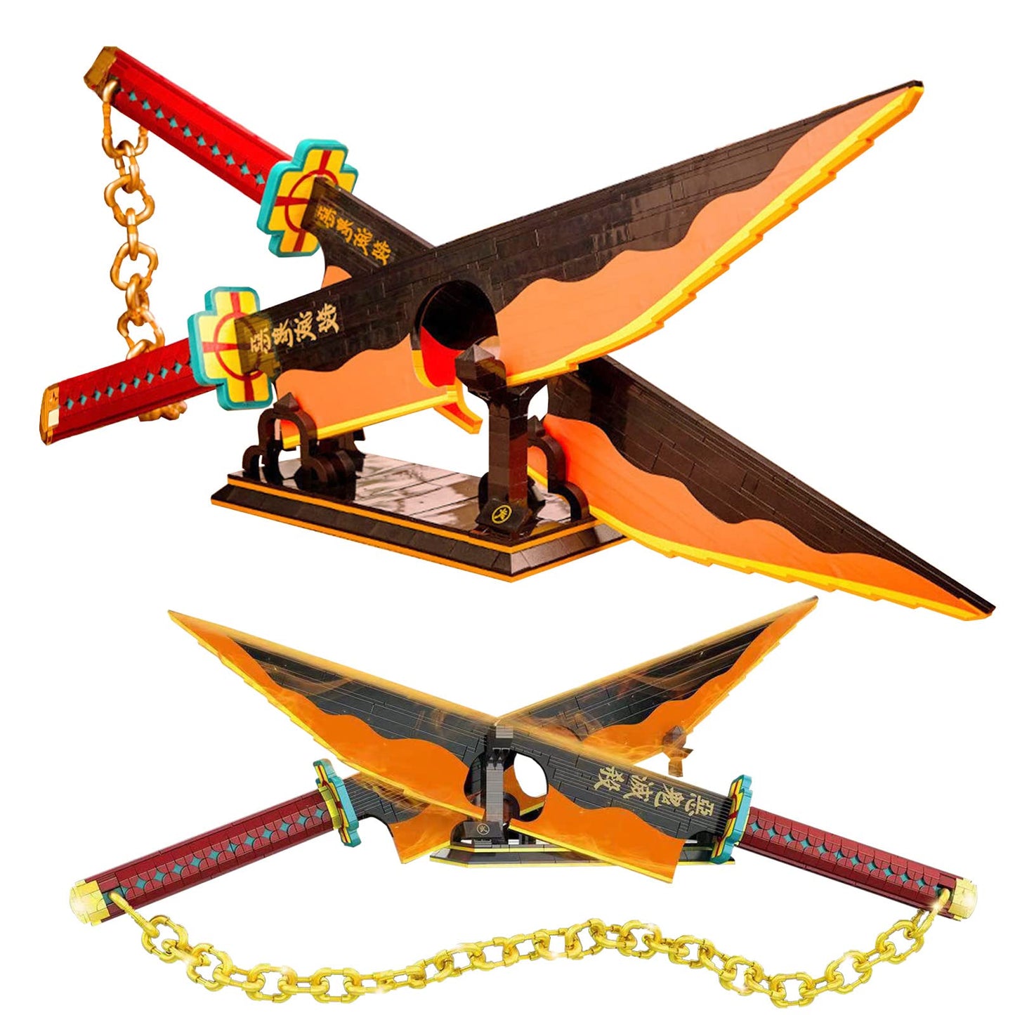 Tengen Uzui Double Cleavers Lego set